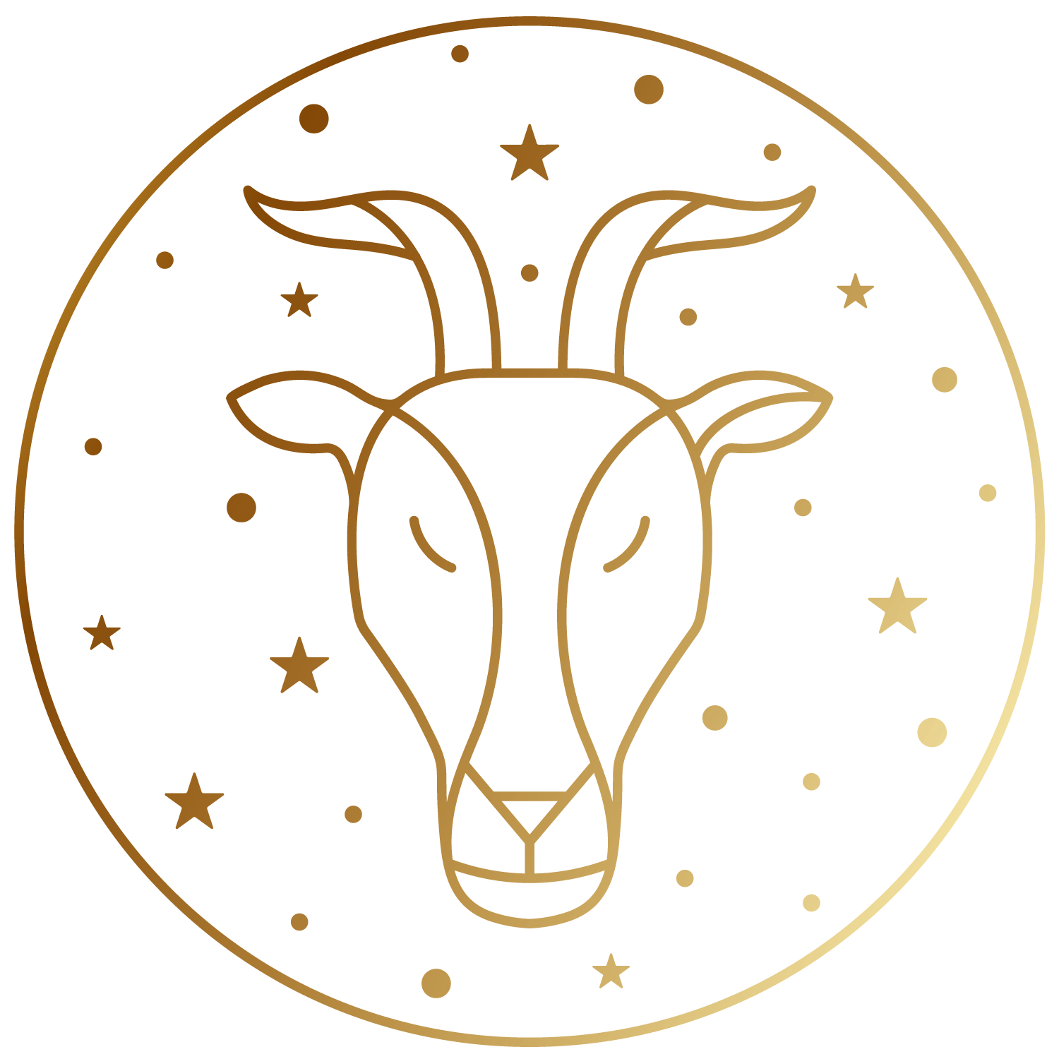 Zodiac Signs_Capricorn_Gold_Pixejoo